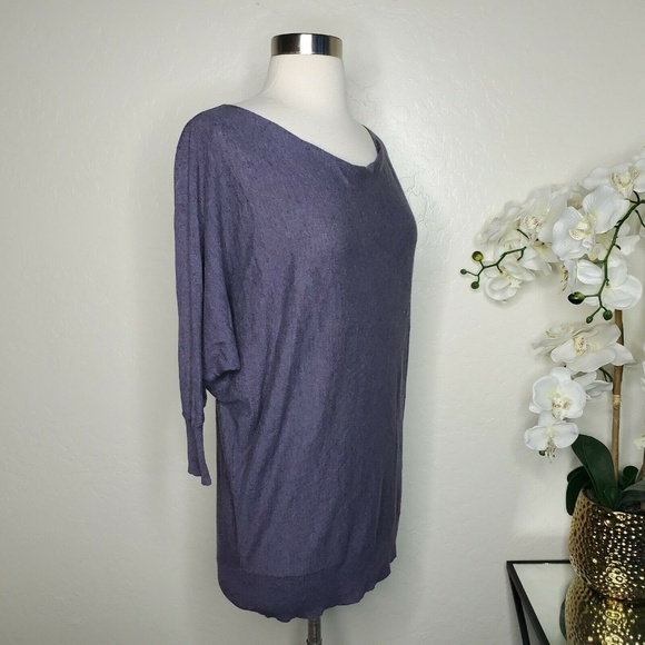 Eileen Fisher Drape Neck Pullover Knit Sweater - Picture 2 of 7